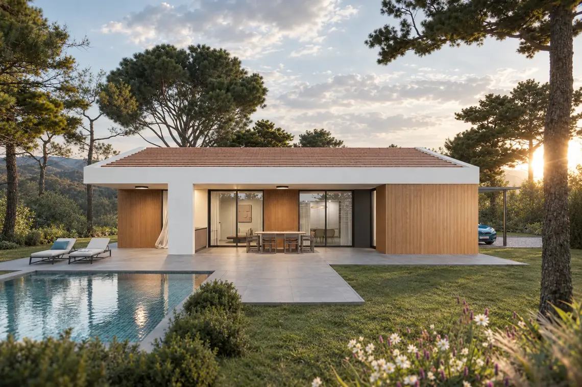 Casa Poniente · panorámica de 100,31 m²