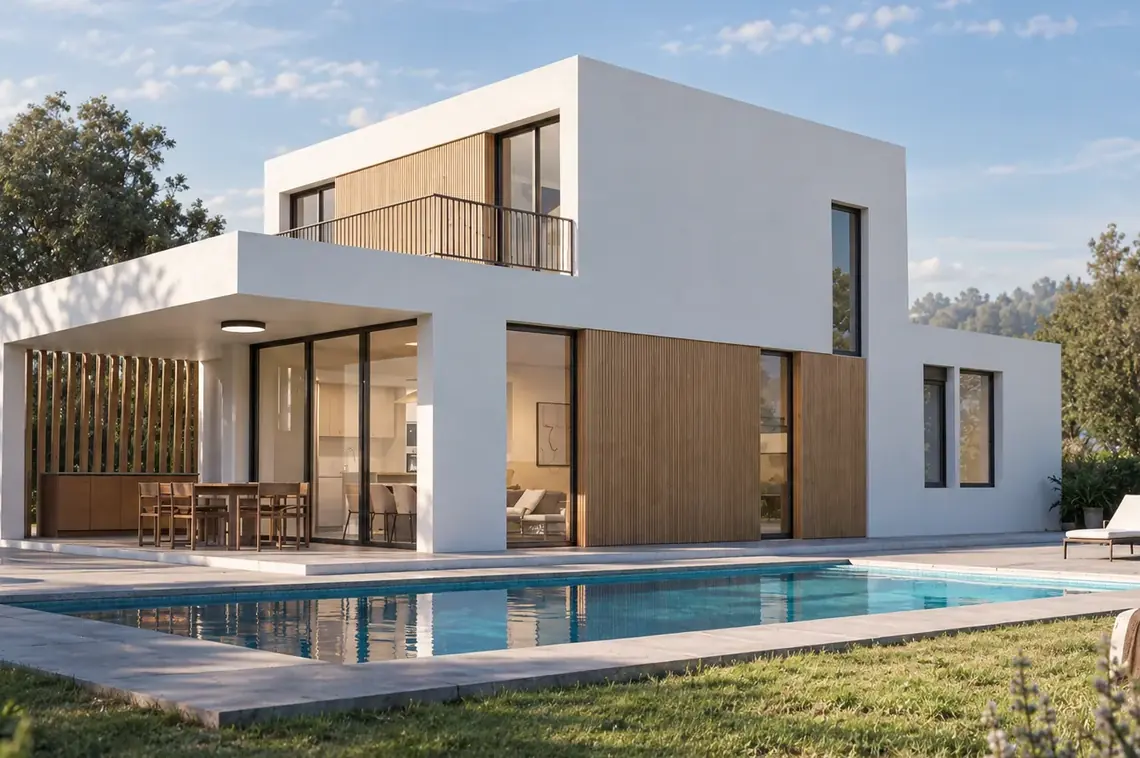 Casa Roble · lineal de 136,39 m²